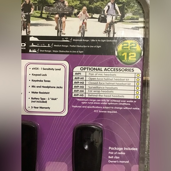 Midland Two Way Radios NEW Battery Powered - Picture 3 of 7